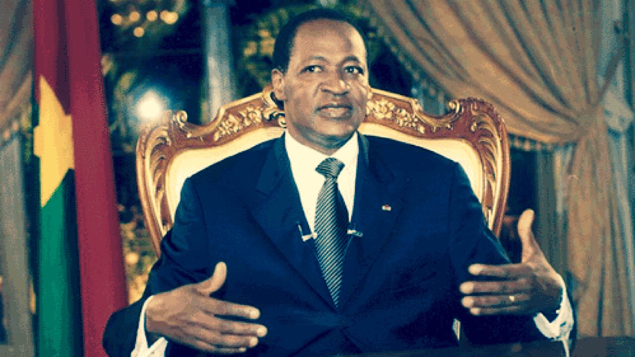 Burkina Faso Lancien Président Blaise Compaoré de retour à