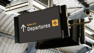 Aeroport depart avion