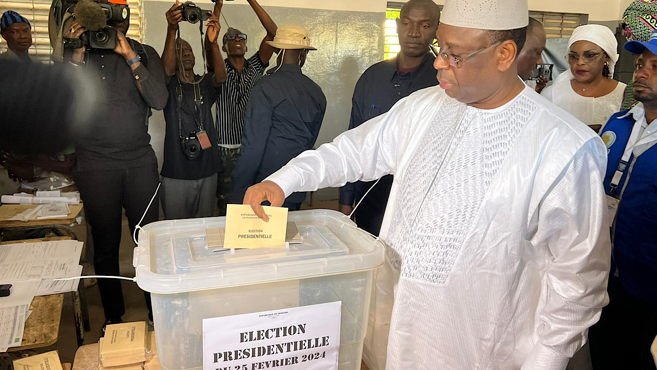 Sénégal Élection Présidentielle 2024 Le Président Sortant Macky Sall