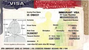 Usa visa etats unis
