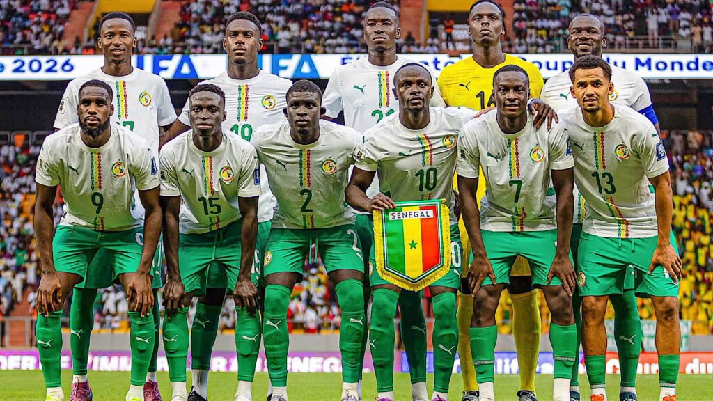 Equipe nationale senegal football lions de la teranga