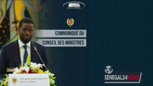 Bassirou diomaye faye – conseil des ministres 02