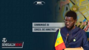 Bassirou diomaye faye – conseil des ministres