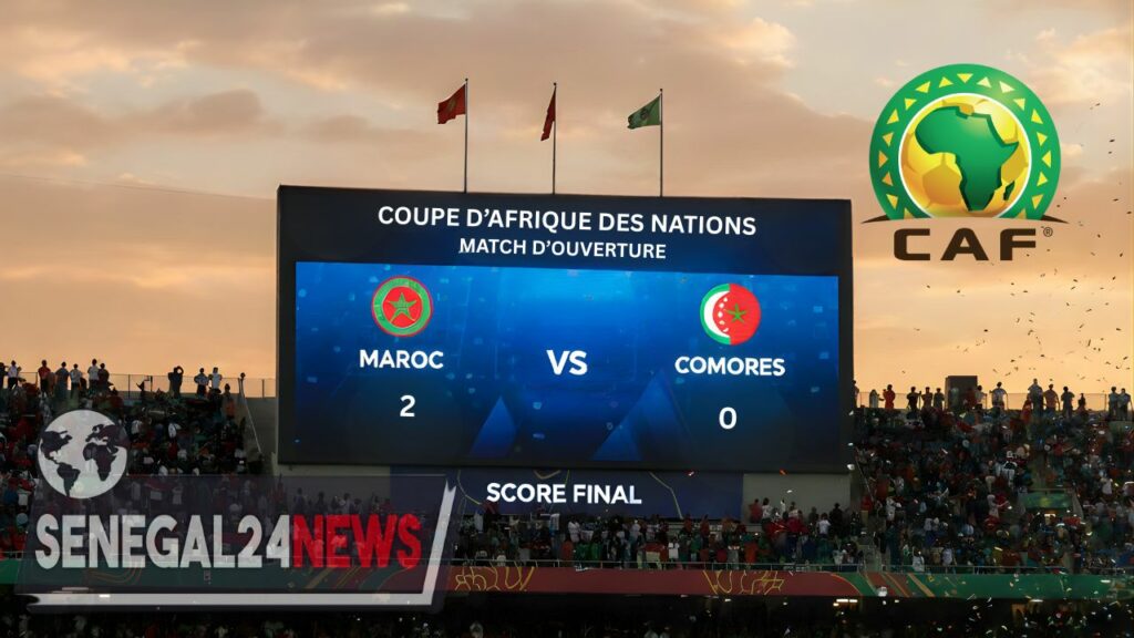 Maroc 2 vs 1 comores