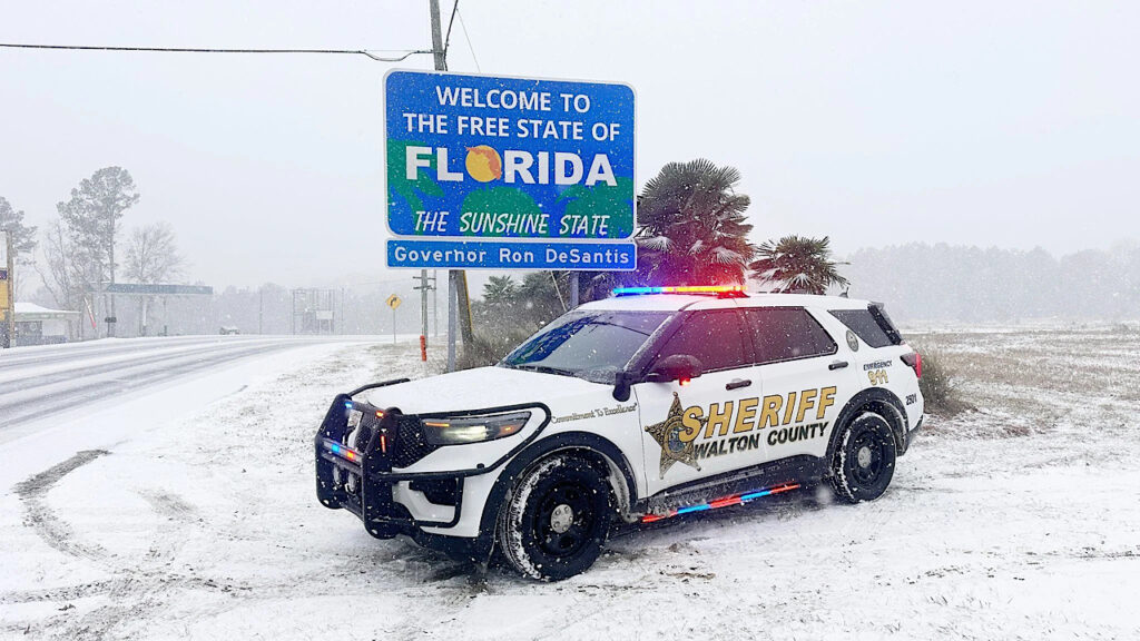 Floride neige usa etats unis